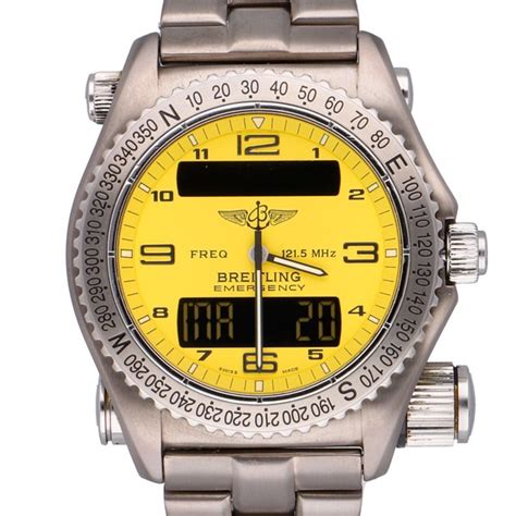 breitling emergency 1999|Breitling emergency watch price.